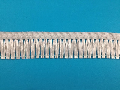 Raffia rojt 5,5cm  hosszú - SILVER